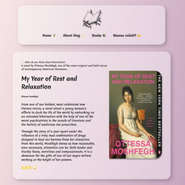 book reader blog app